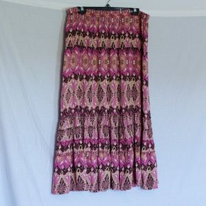 Jaclyn Smith Boho Maxi Skirt Size XL
